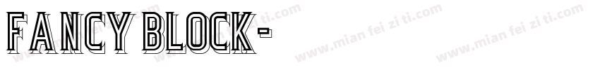 Fancy Block字体转换